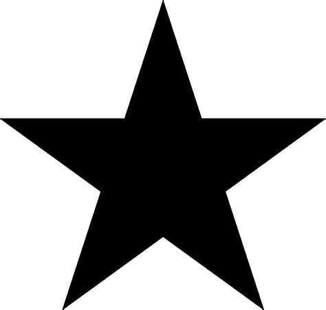 black star clipart